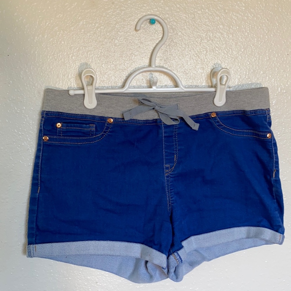 Stretch Denim Shorts